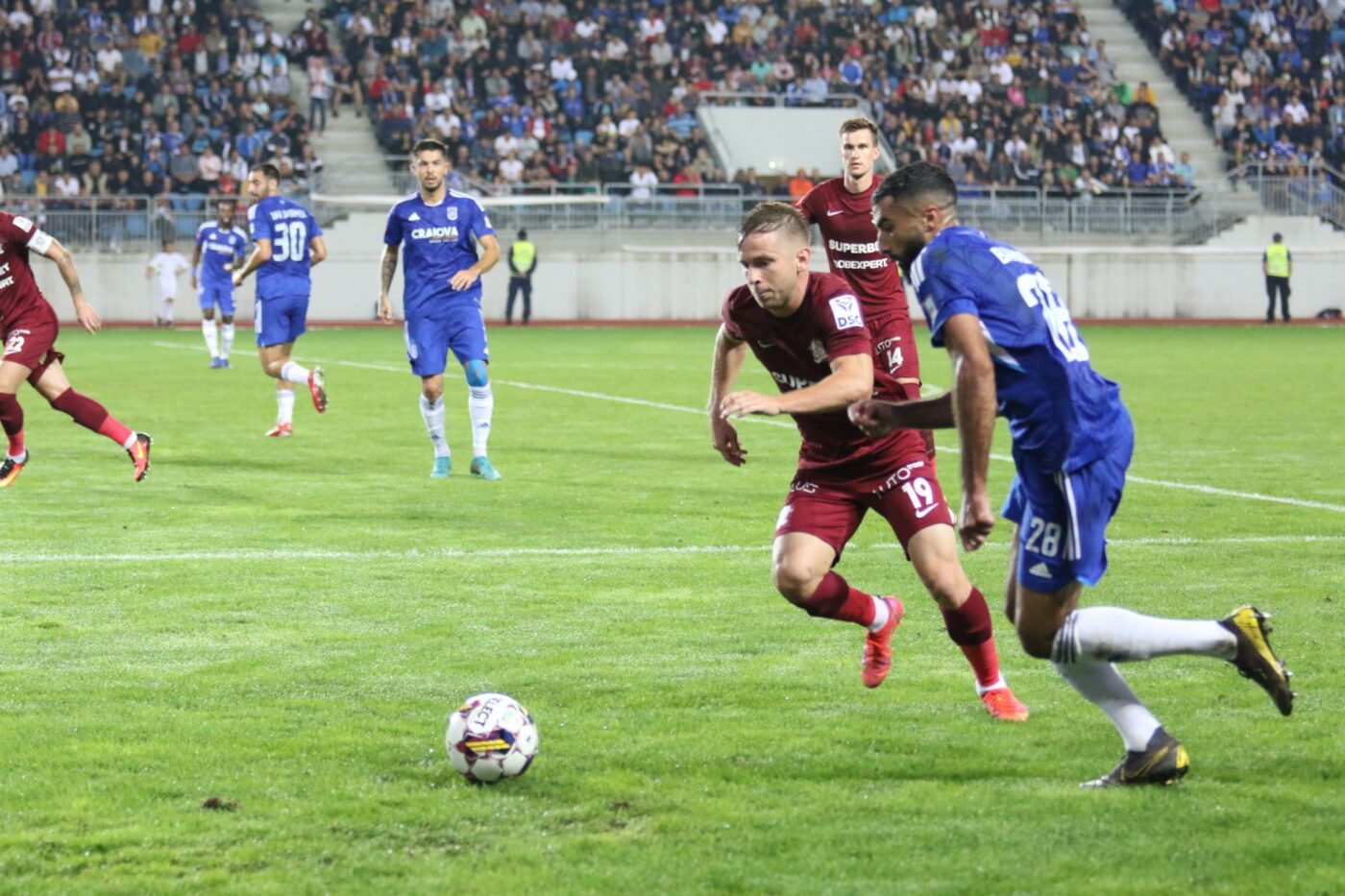 FC U Craiova – Rapid 0-0, Live Video Online, în etapa a 10-a din Superliga | Pauză la Târgu Jiu! Giuleștenii, în inferioritate numerică!