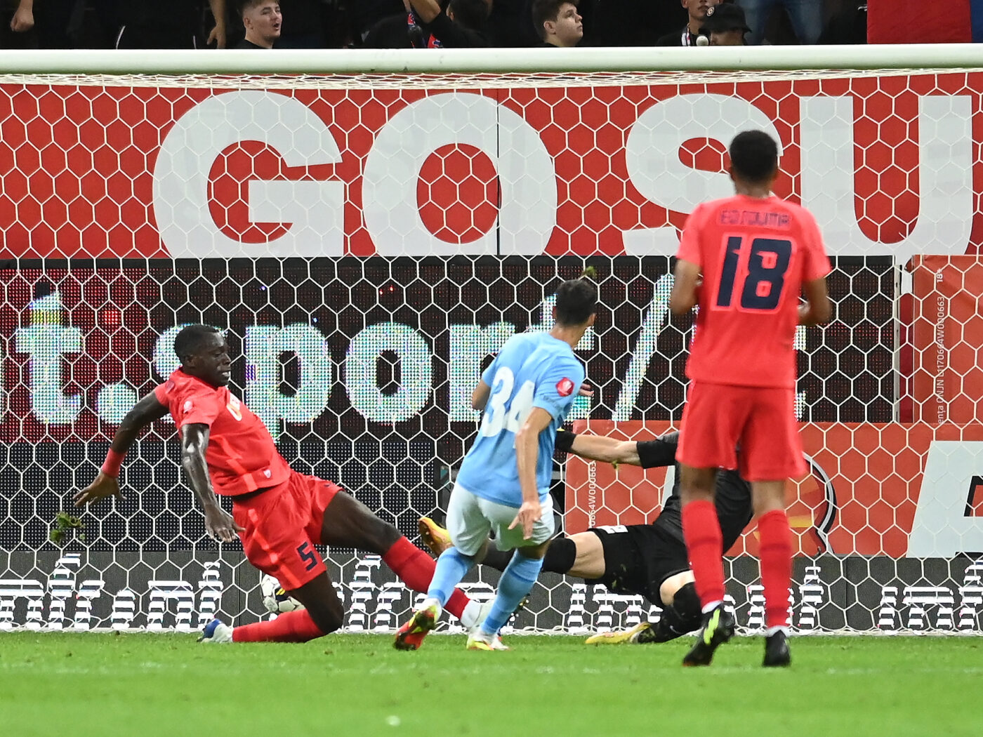 FCSB – FC Voluntari 1-1, în etapa 10 din Superliga. Ilfovenii egalează din penalty la ultima fază a meciului