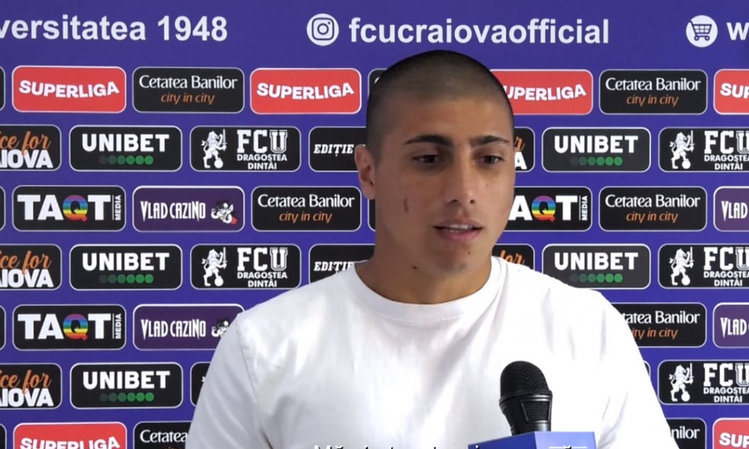 Juan Bauza, explicații după ce a semnat noul contract cu FC U Craiova. Motivul pentru care a acceptat clauza de 8 milioane de euro. „Mă simt cu adevărat împlinit!”