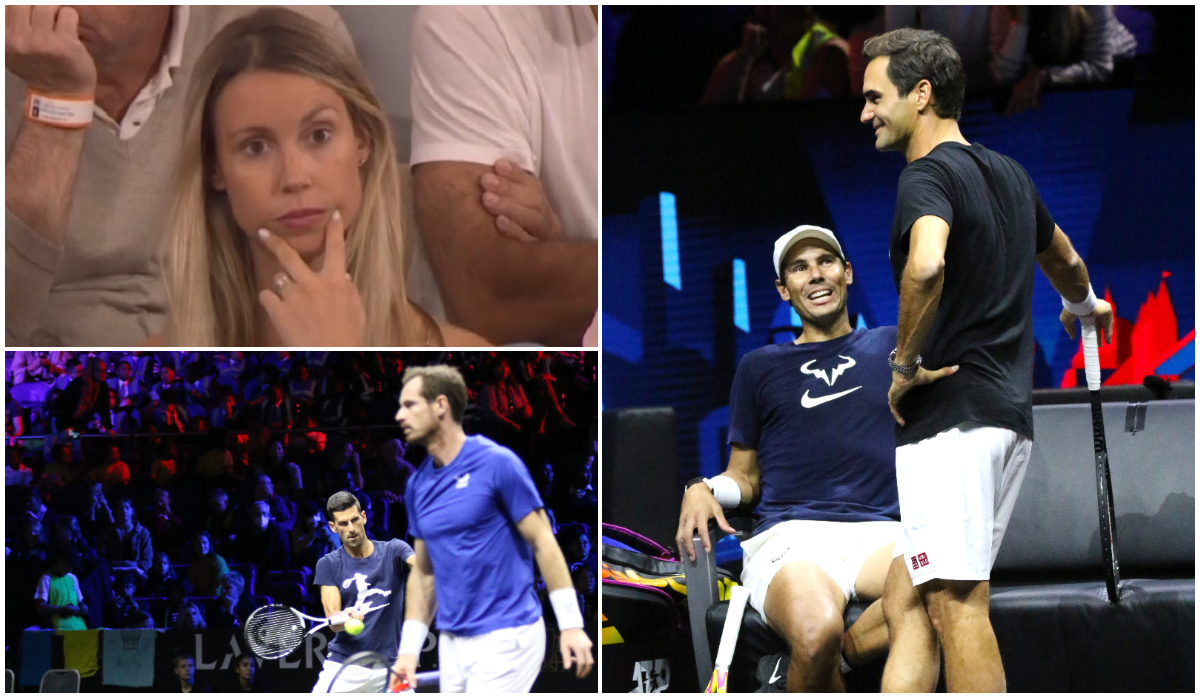 Momente inedite în culisele Laver Cup, ultimul turneu din cariera lui Roger Federer! Cum a fost surprinsă sora lui Rafael Nadal și gluma făcută de Andy Murray | FOTO EXCLUSIV