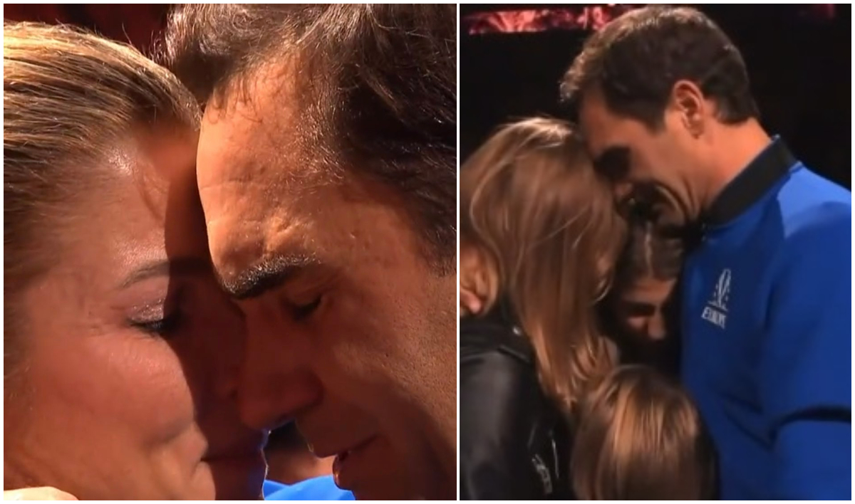 Emoție în stare pură! Ce le-a putut spune Roger Federer soției și copiilor, în timp ce îi ținea în brațe: „Nu sunt supărat, ci fericit!” FOTO & VIDEO