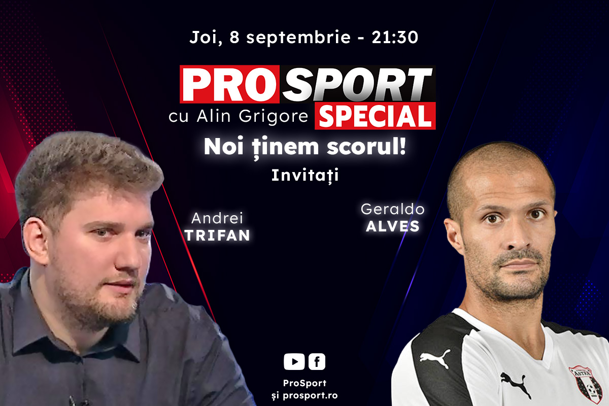 FCSB debutează în grupele Conference League cu West Ham, iar noi comentăm împreună la ProSport Special cu Geraldo Alves și Andrei Trifan