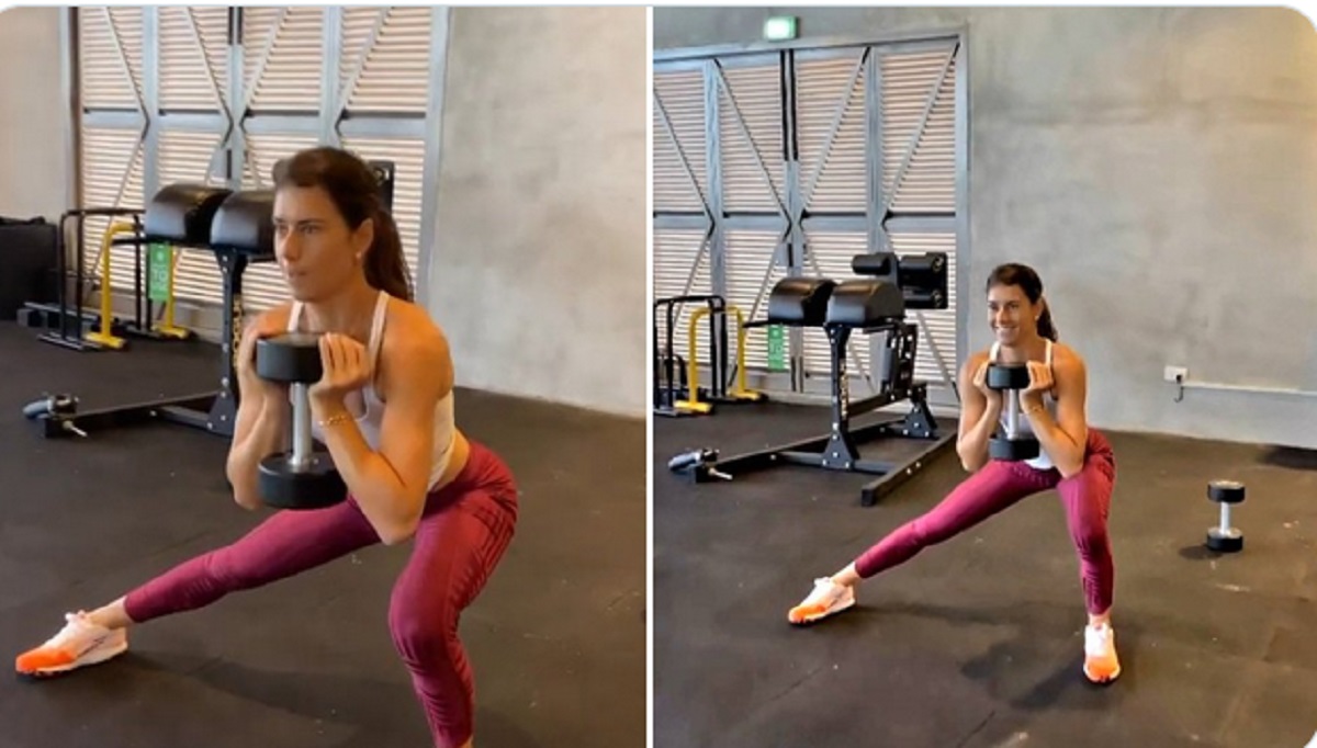 Sorana Cîrstea a făcut senzație în sala de fitness! Mișcările cu care și-a uimit complet instructorul: „S-a întors campioana!” GALERIE FOTO