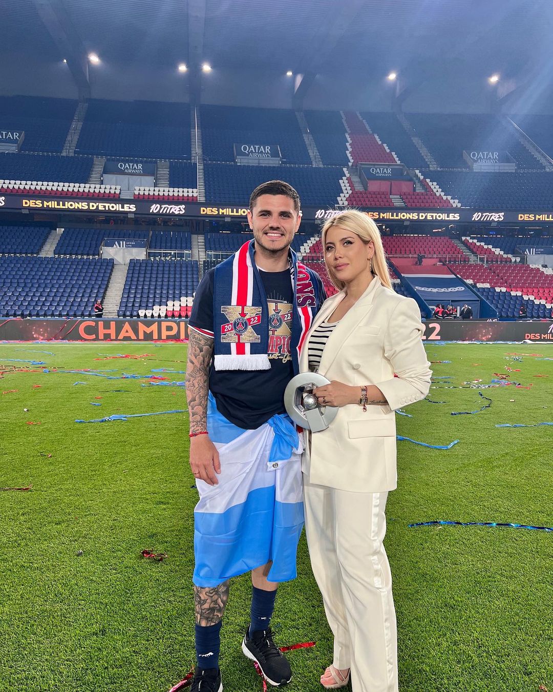 Mauro Icardi și Wanda Nara, scandal de proporții! Argentinianul a dat-o afară, iar blonda a pierdut 1.000.000 de euro | GALERIE FOTO