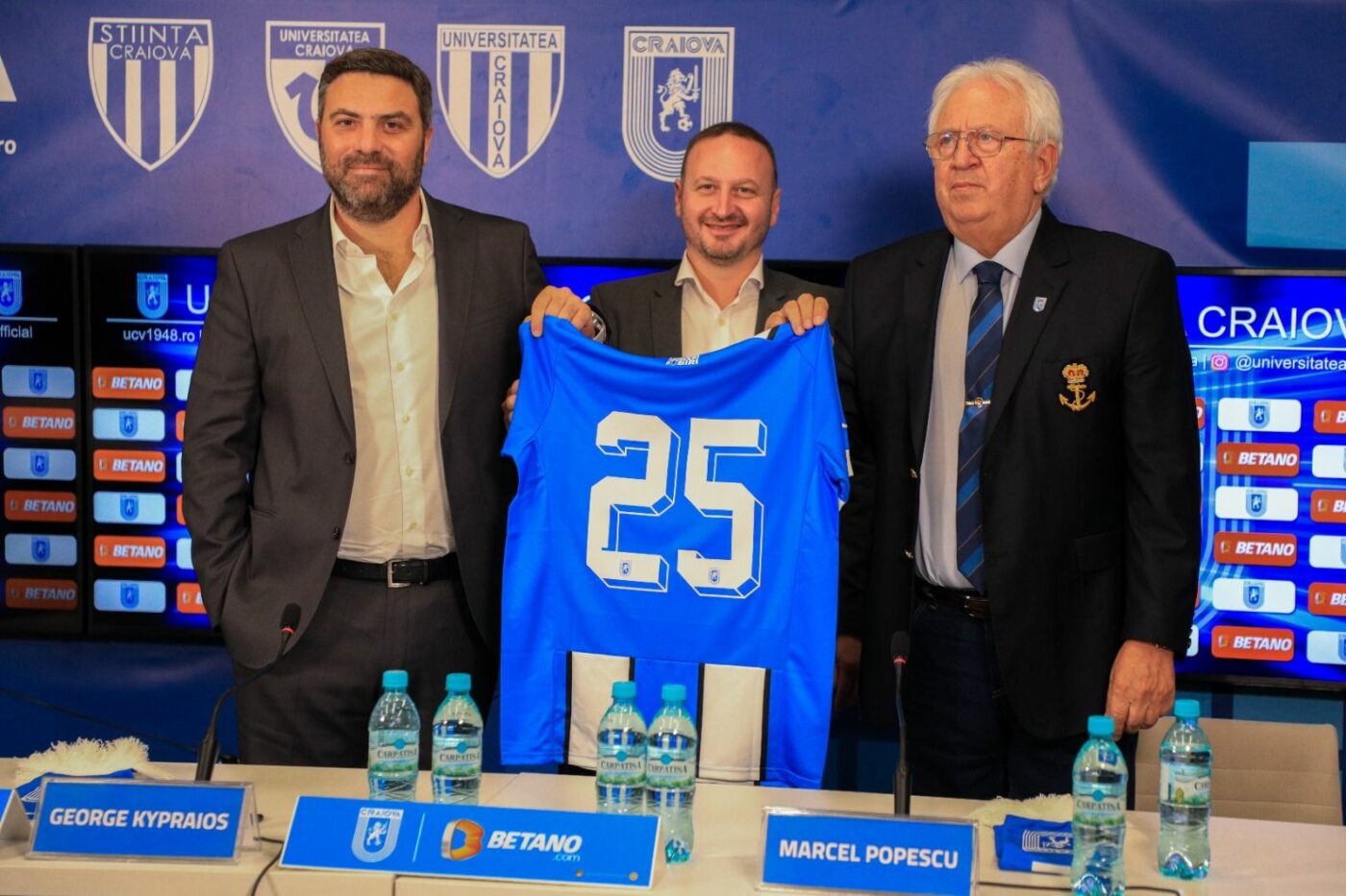 Universitatea Craiova, încă trei ani cu acelaşi sponsor pe piept! Clubul din Bănie şi Betano şi-au prelungit parteneriatul