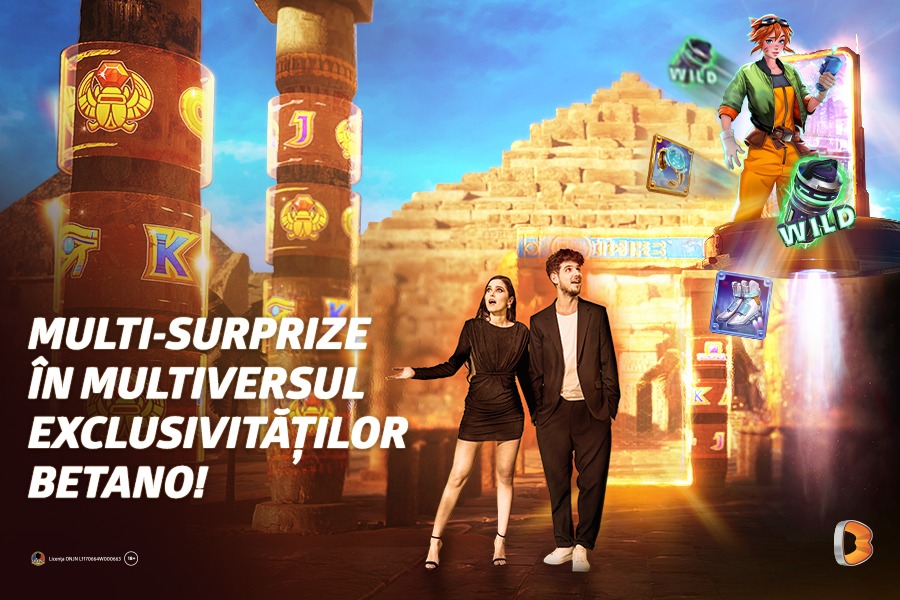 Sloturi Exclusive, Rotiri Gratuite și Premii Instant te așteaptă în cel mai nou capitol din Multiversul Exclusivităților Betano!