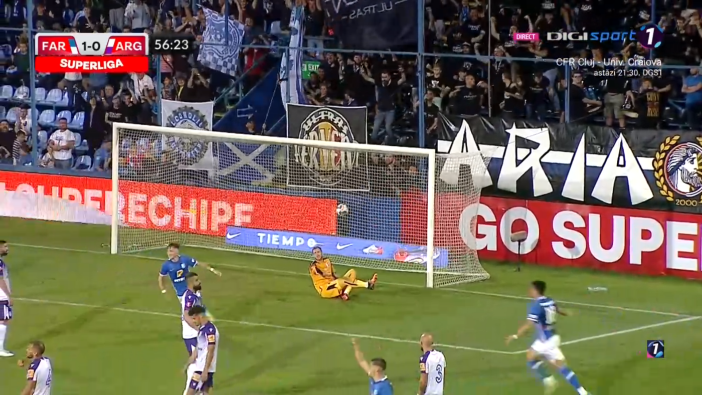 Farul – FC Argeș 2-0, Live Video Online, în etapa cu numărul 10 din Superliga. Echipa lui Gică Hagi își dublează avantajul grație lui Băluță