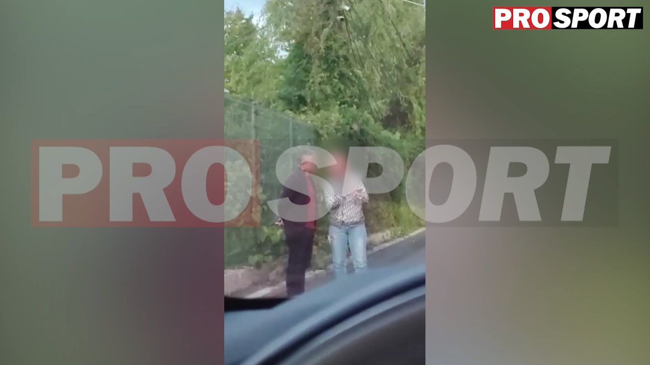 Imaginile complete cu bătaia dintre soții Reghecampf! Impresara a regizat mai ceva ca Tarantino filmul scandalului şi a avut grijă ce „scapă” în presă | VIDEO
