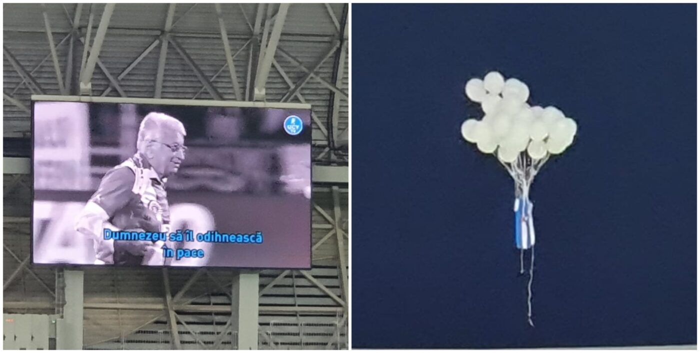 Clipe emoționante pe „Ion Oblemenco”, înainte de Universitatea Craiova – FCSB! Cum l-au omagiat oltenii pe Nicolae „Țâcă” Zamfir | FOTO