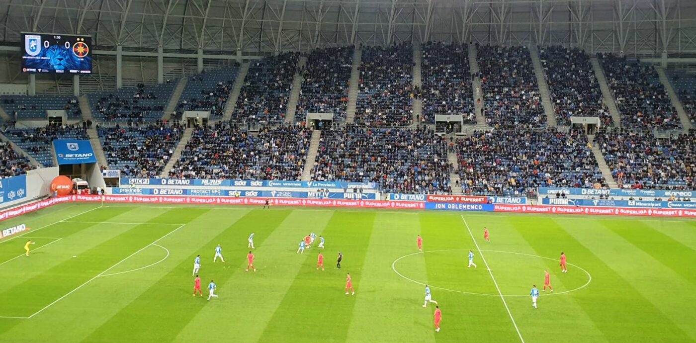 Universitatea Craiova – FCSB 0-0, Live Video Online, în etapa a 11-a din Superliga | Doar 1-1 la ocazii!