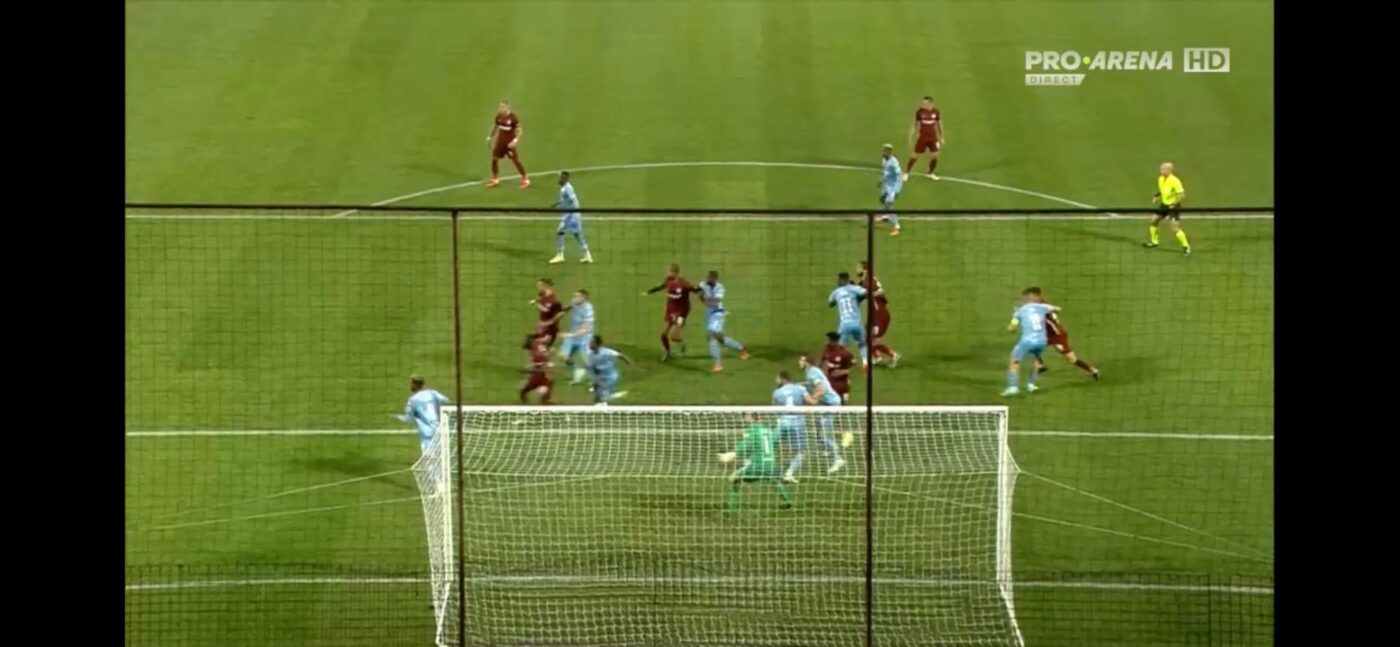 CFR Cluj a deschis scorul din penalty cu Slavia Praga! Cum a fost acordată lovitura de la 11 metri
