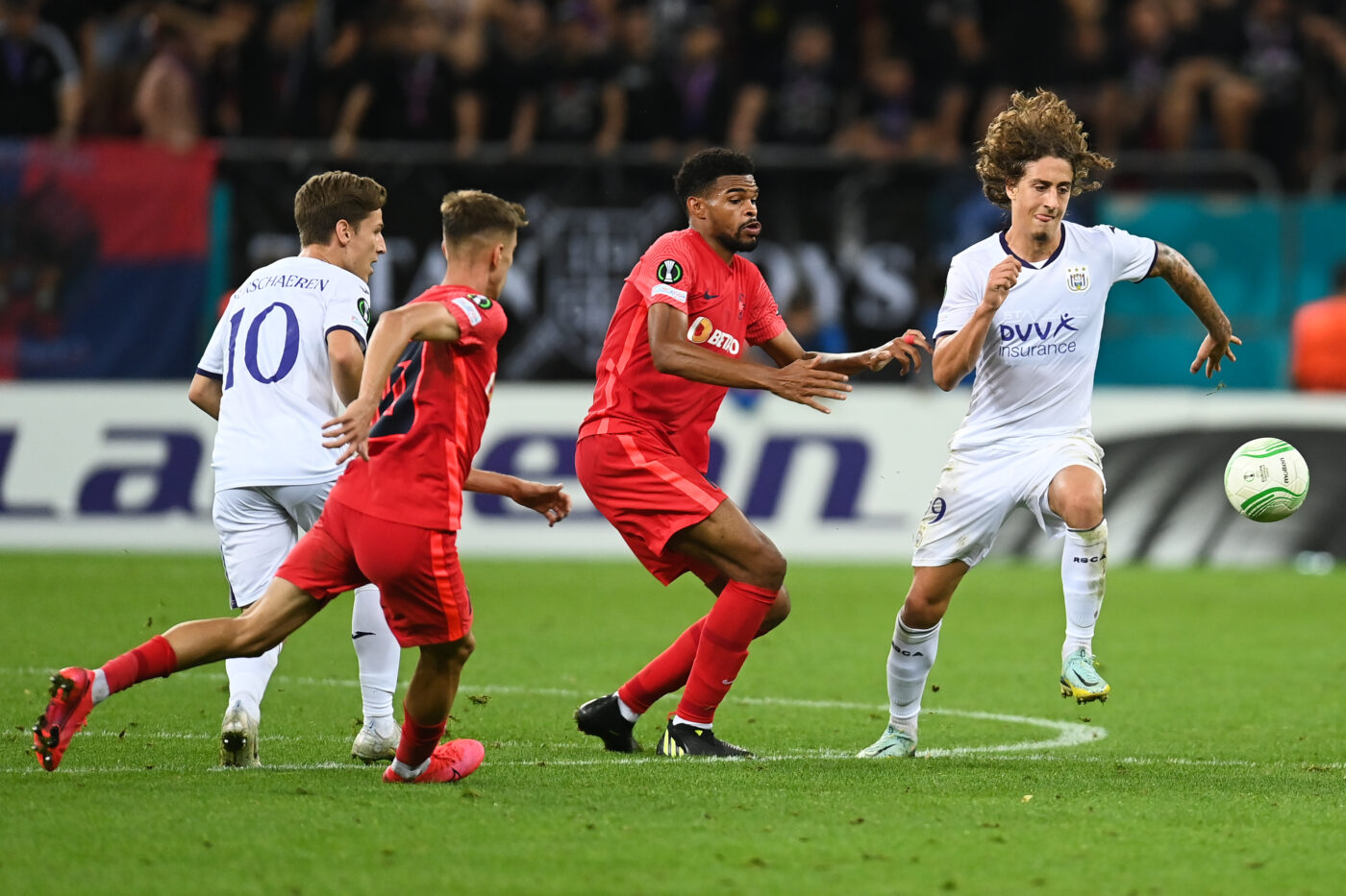 Anderlecht – FCSB 1-0, Live Video Online în Conference League. A început repriza a doua