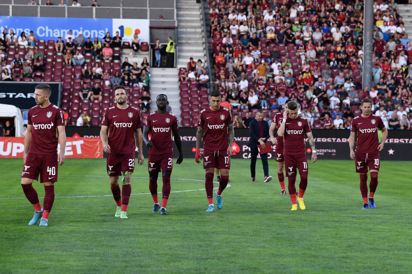 Slavia Praga – CFR Cluj 0-0, Live Video Online, în etapa a treia din Conference League. Cehii lovesc bara după șutul lui Olayinka!