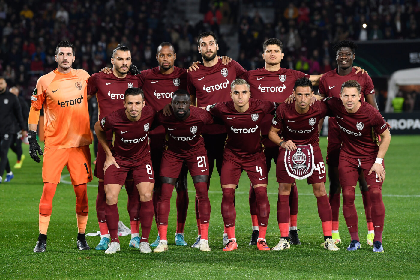 De Cartea Recordurilor. Cât de puține pase a avut CFR Cluj în victoria uriașă cu Slavia Praga