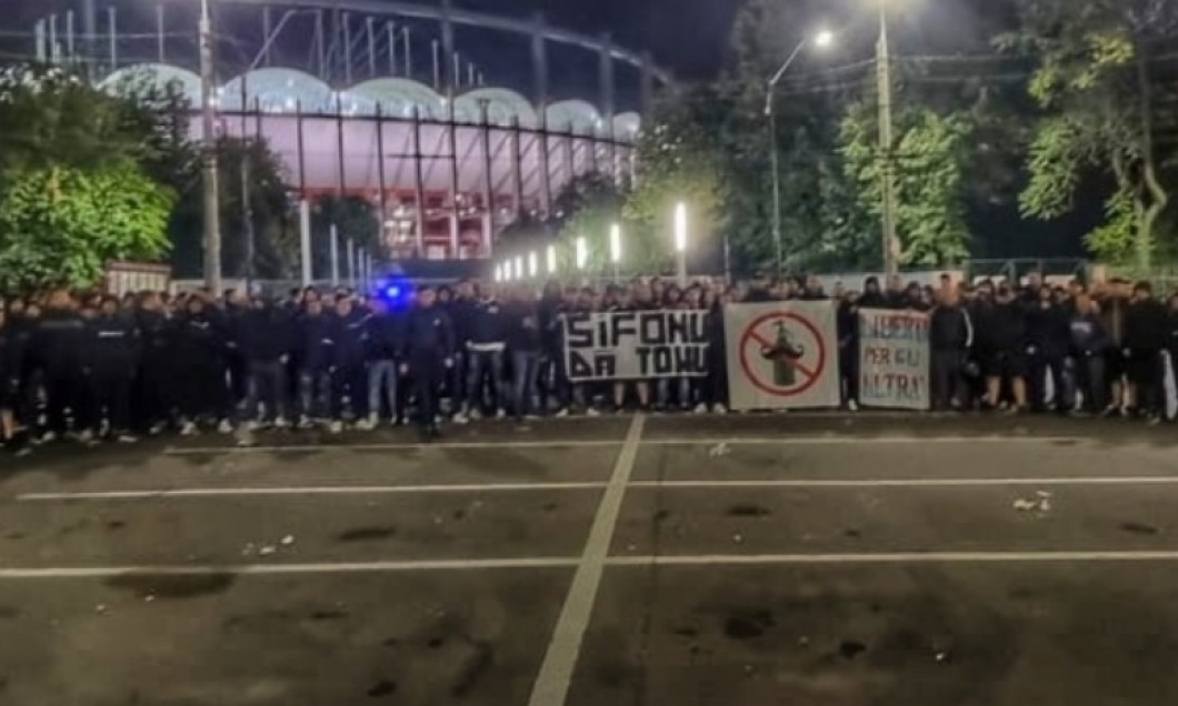 Fanii Stelei au vrut să intre pe Arena Națională la FCSB – UTA Arad! Scandal de proporții în fața stadionului. „Abuzurile Jandarmeriei continuă!”