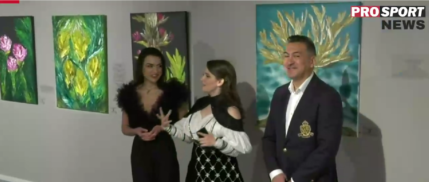 Kira Hagi, eveniment spectaculos în București! Fiica „Regelui” a lansat o expoziție de pictură . „Tata mă susține în tot ceea ce fac!”