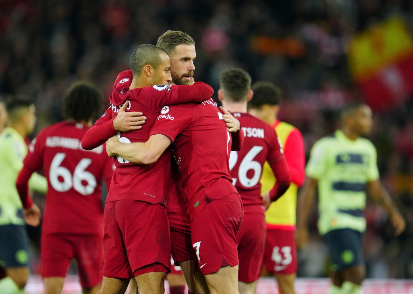 Liverpool, victorie superbă în derby-ul cu Manchester City! Portarul Alisson, assist de zile mari | VIDEO