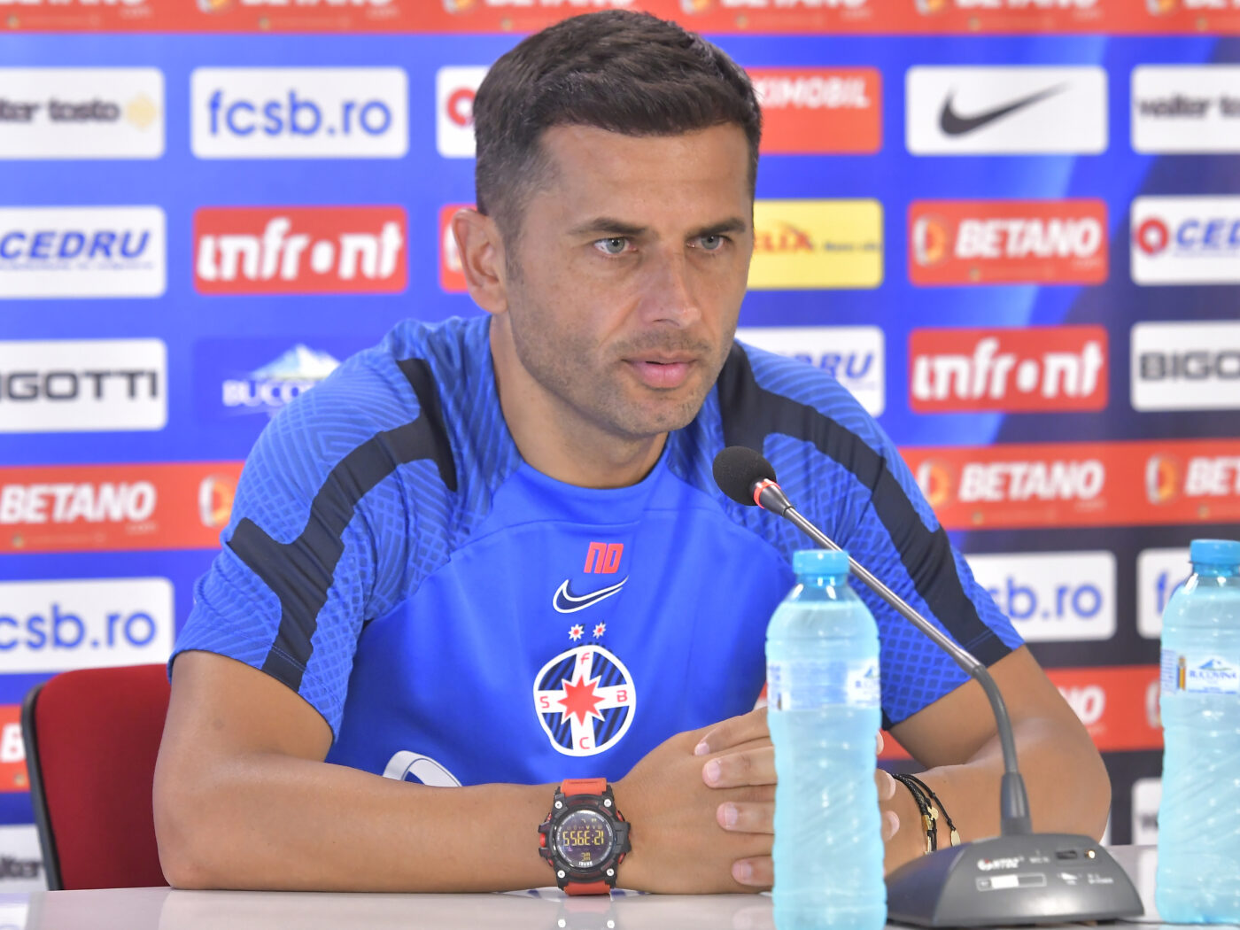 Nicolae Dică, discurs emoționant înaintea meciului FCSB – FC Argeș. „Voi mulțumi acestui club toată viața mea!”