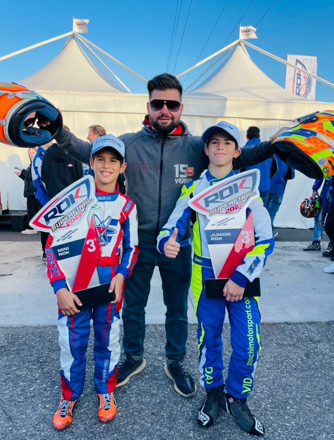 Scriem istorie în kartingul mondial: frații David și Bogdan Cosma Cristofor podium pentru fiecare la clase diferite | SPECIAL