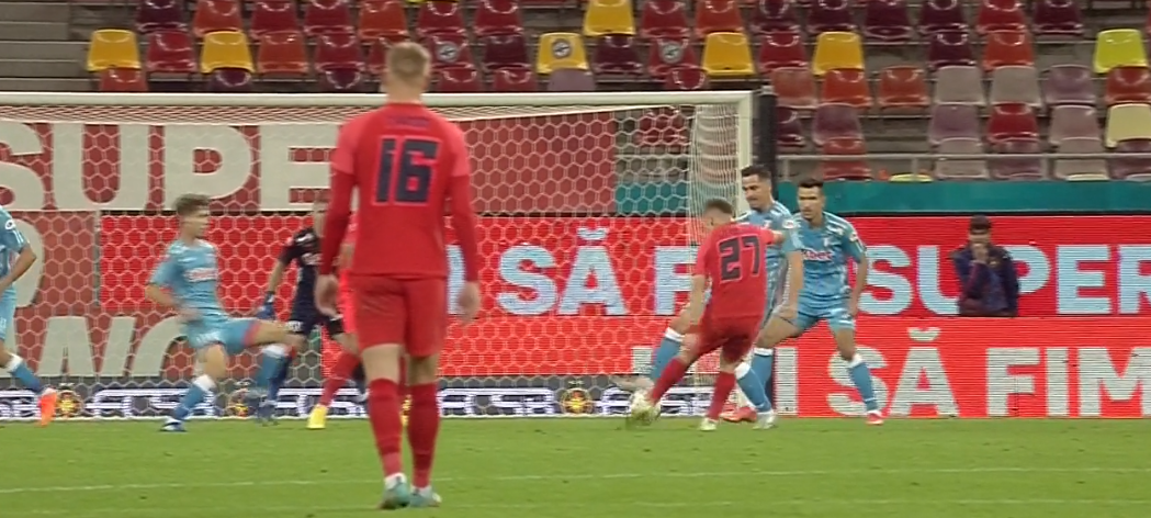 FCSB își revine! Darius Olaru a reușit un gol fabulos în partida cu UTA Arad de pe Arena Națională