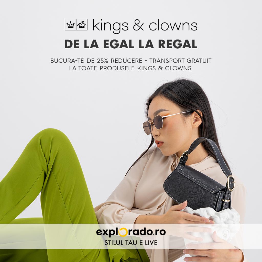 COMUNICAT DE PRESĂ | Explorado.ro a lansat propria colecție de haine sub brandul Kings & Clowns