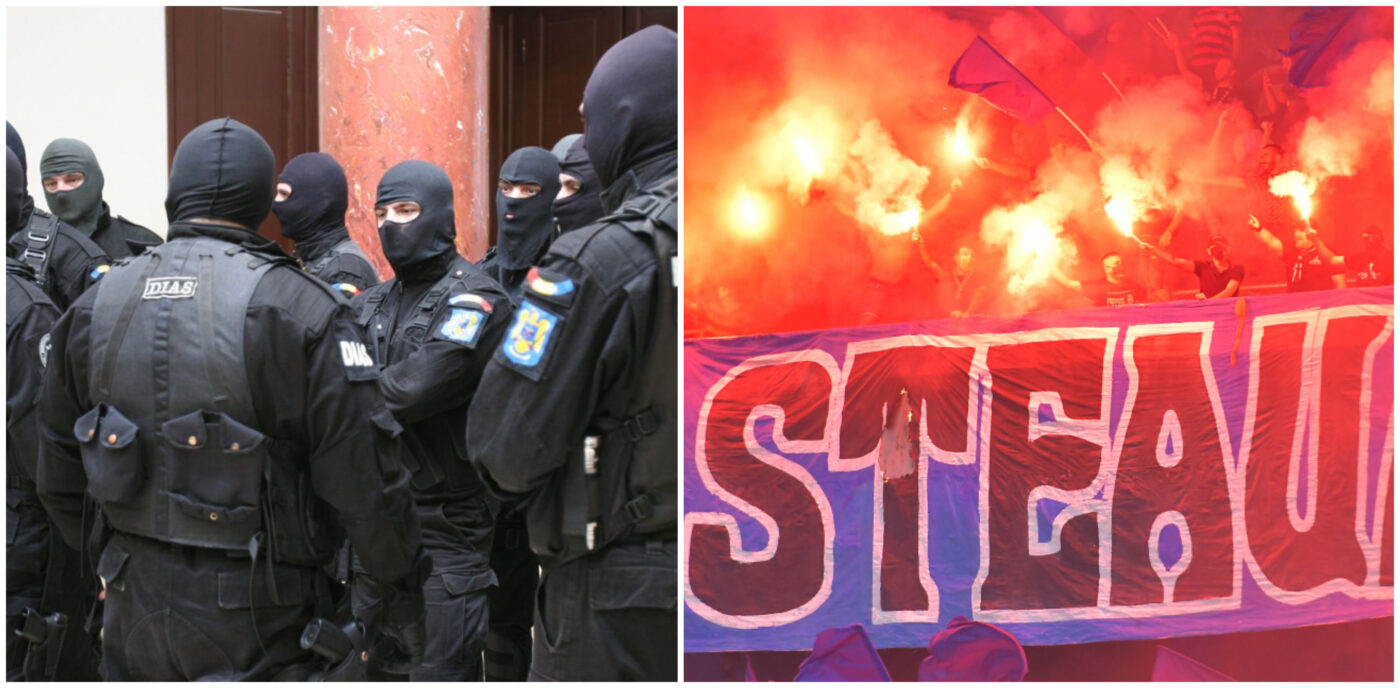 BREAKING NEWS | Dosar de tâlhărie calificată în războiul ultrașilor: suporterii din facțiunea GLAS a celor de la CSA Steaua, aduși cu mandate pentru că au atacat un fan din Tornado 47, facțiune a galeriei FCSB, și pe copilul acestuia!