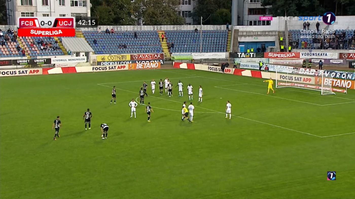 FC Botoșani – U Cluj 0-0, Live Video Online, în etapa 12 din Superliga. Egalitate la pauză între echipele despărțite de două puncte în clasament