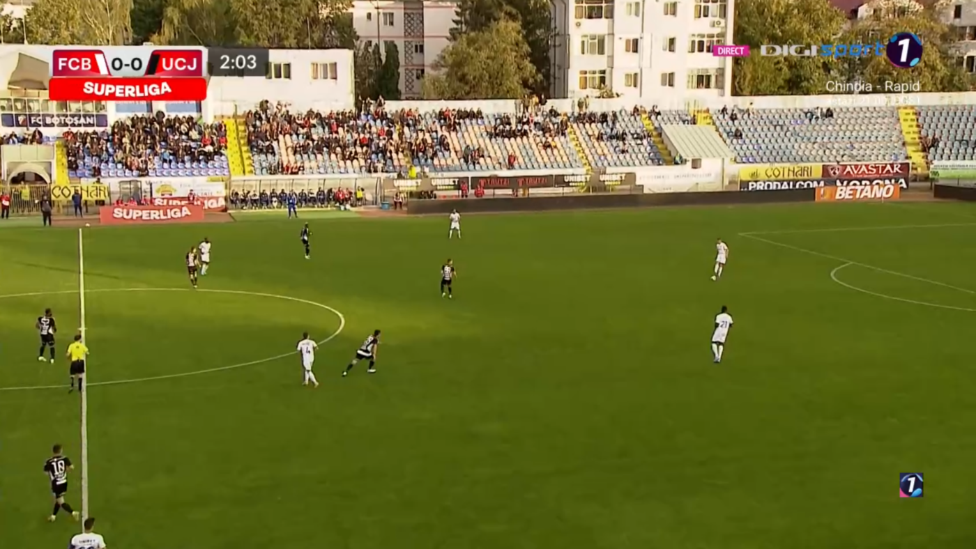 FC Botoșani – U Cluj 0-0, Live Video Online, în etapa 12 din Superliga. Ambele echipe au nevoie urgentă de puncte. A început meciul!