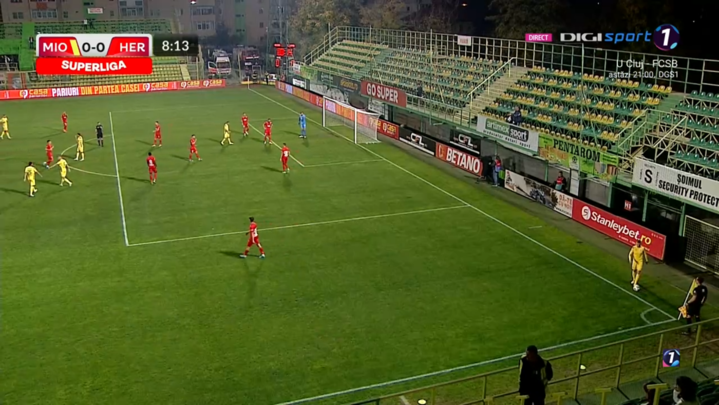 Mioveni – Hermannstadt 0-0, Live Video Online în etapa 16 din Superliga. Primă repriză lipsită de spectacol pe „Orășenesc”. Pauză!