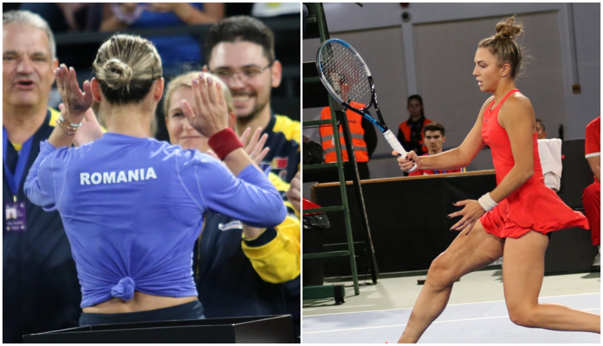România – Ungaria 2-0 după prima zi, în BJK Cup! „Tricolorele”, la un pas de calificările turneului final din 2023! Ana Bogdan și Jaqueline Cristian, victorii superbe la Oradea | GALERIE FOTO