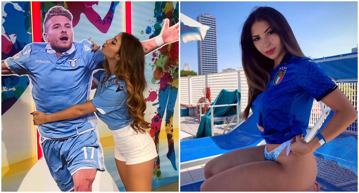 Ea e sexy fana lui Lazio care încinge meciul cu CFR Cluj din Conference League: „Am văzut pe internet!”