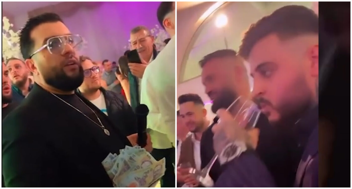 Imagini uluitoare: Adrian Mititelu jr. „aruncă” banii la lăutari! I-a făcut un „pachet” de 4.000 de lei lui Tzancă Uraganu la o singură dedicație! | VIDEO
