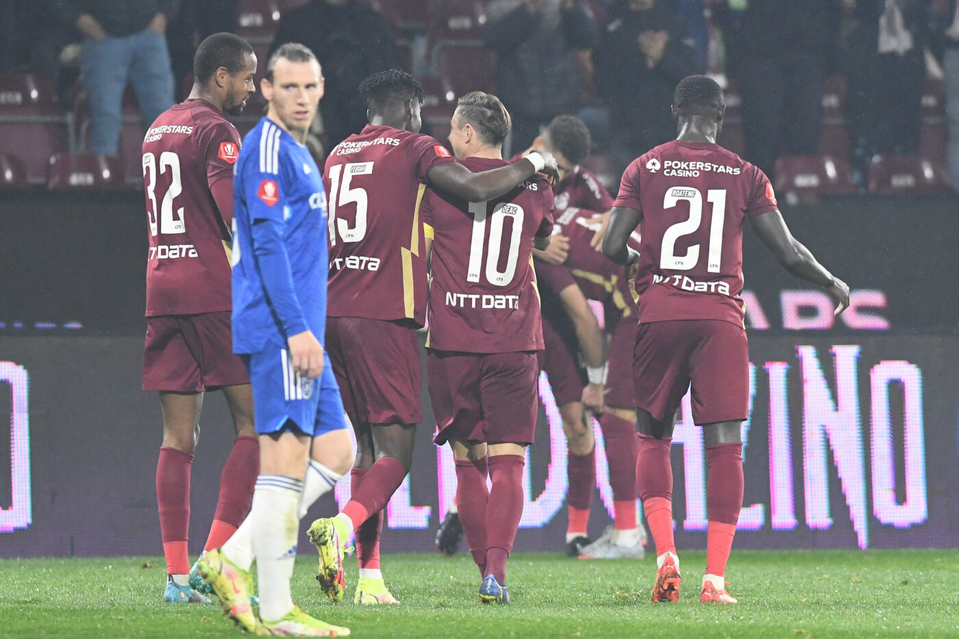 CFR Cluj – FC U Craiova 3-1, în etapa a 17-a din Superliga. Victorie meritată pentru campioana României, care revine pe podium