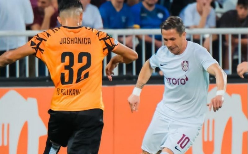 CFR Cluj – FC Ballkani 1-0, Live Video Online în grupele Conference League! Deac ratează de două ori lovitura de la 11 metri