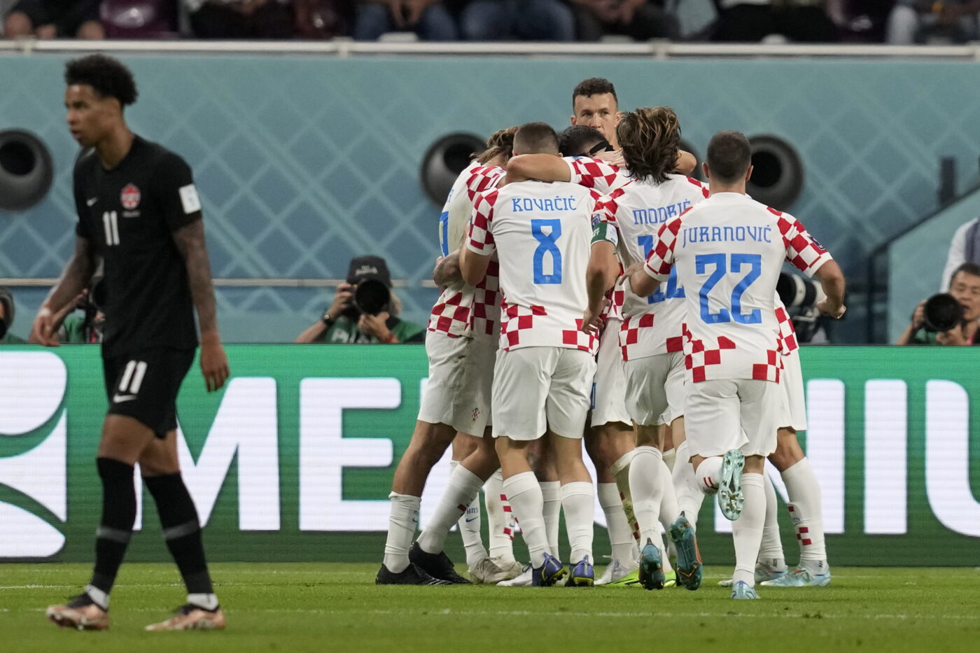Croația – Canada 4-1 | Selecționata lui Zlatko Dalic se distrează cu rivalii de la CM și urcă pe primul loc în Grupa F