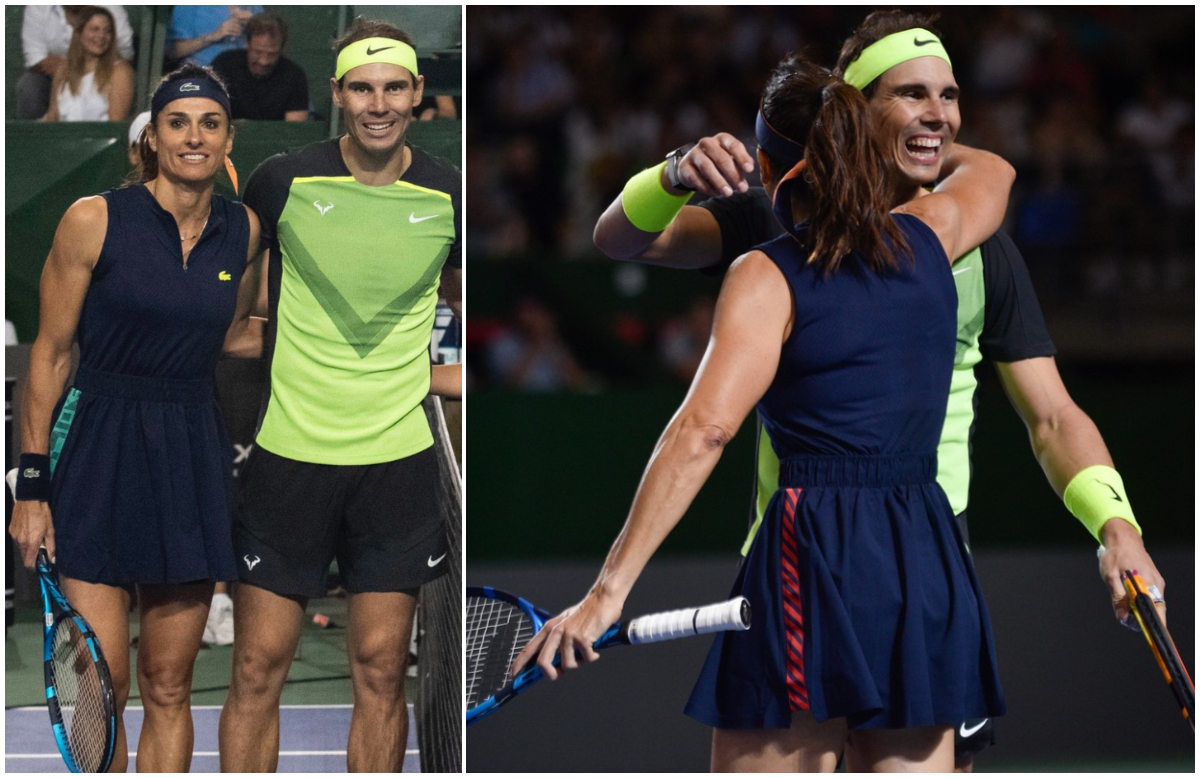 „Imposibil să arate așa la 52 de ani!” Fanii au rămas mască după ce Gabriela Sabatini a jucat alături de Rafael Nadal la dublu-mixt | FOTO & VIDEO