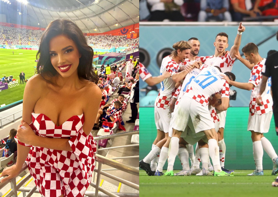 Ivana, o nouă apariție de senzație la Campionatul Mondial din Qatar! Cea mai frumoasă fană a Croației a atras toate privirile la partida cu Canada | GALERIE FOTO