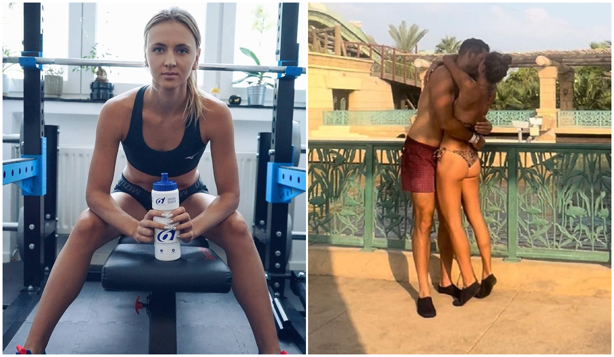 Semifinalista de la turneul lui Ion Țiriac, surprinsă în ipostaze intime deși este căsătorită! Sportiva s-a lăsat dusă de val în public | FOTO