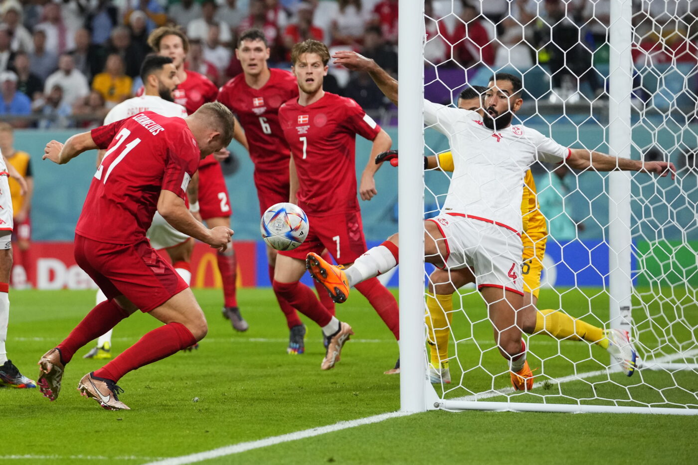 Tunisia – Australia, Live Video Online, de la ora 12:00, în etapa a doua a grupei D a Campionatului Mondial din Qatar. „Cangurii” deschid scorul!