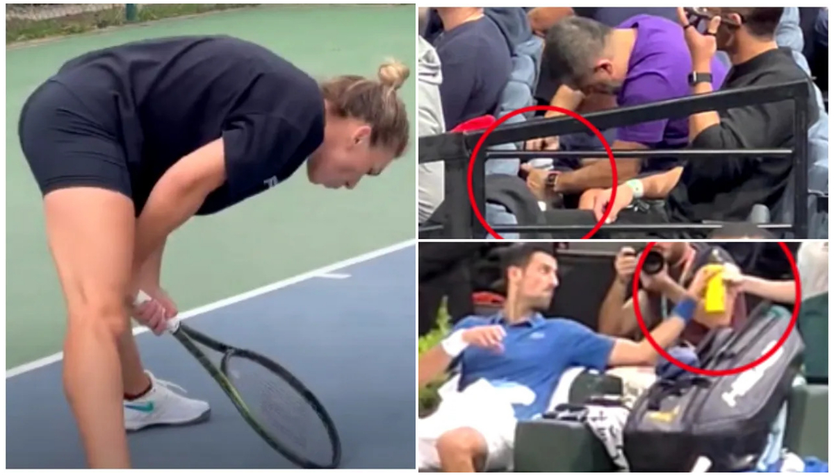 Decizie neașteptată luată ITIA, agenția care a suspendat-o pe Simona Halep, după scena ascunderii băuturii lui Novak Djokovic: „Nu au intenția de a investiga!” VIDEO