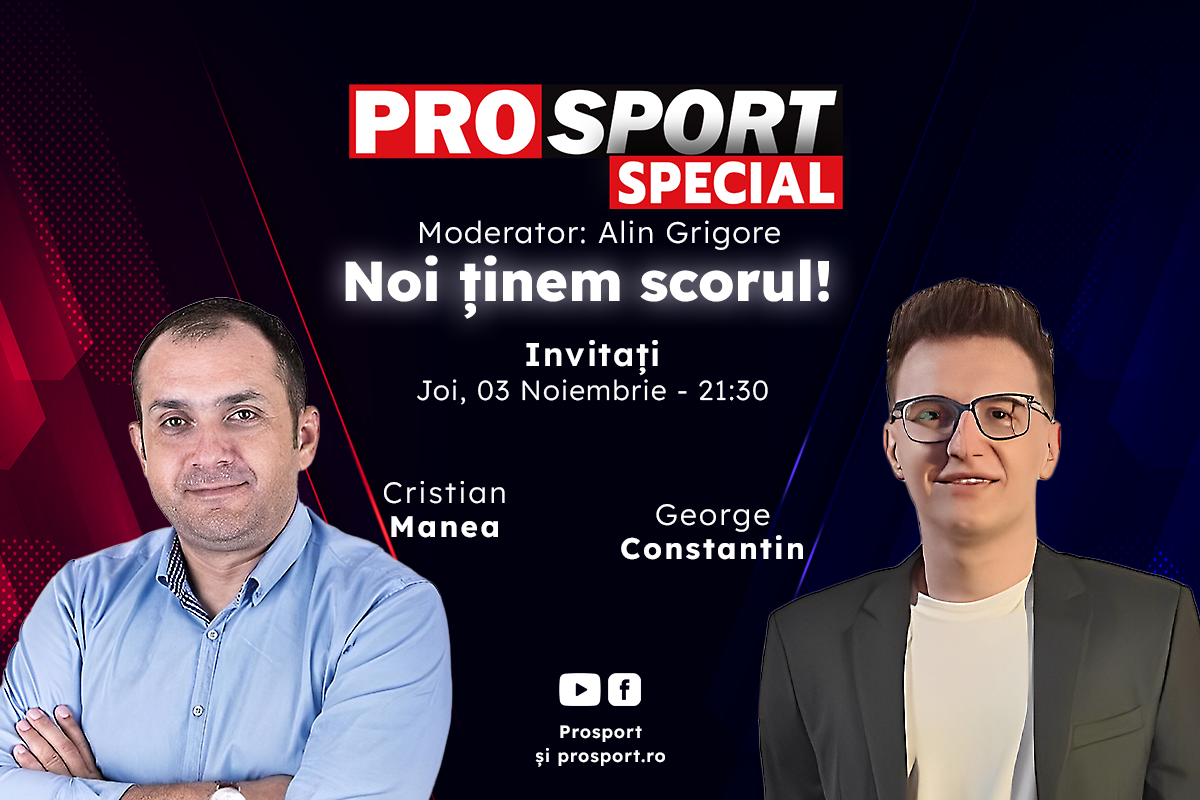 FCSB o găzduiește pe West Ham în ultima etapă a grupelor Conference League! Comentăm împreună la ProSport Special cu Cristian Manea și George Constantin