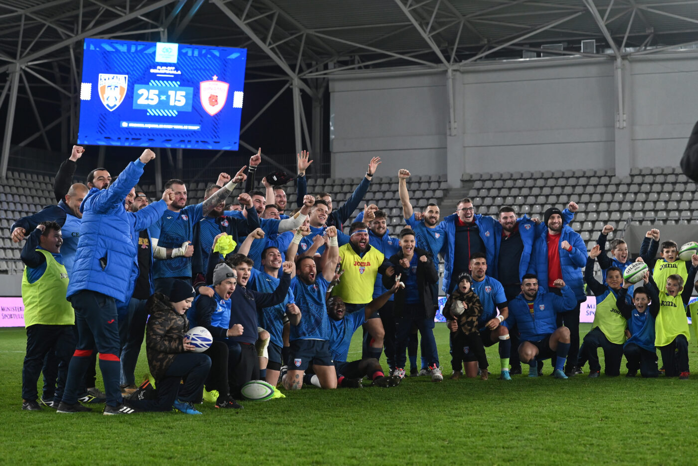 Victorie mare pentru Steaua în derby-ul cu Dinamo! Roș-albaștrii sunt în finala Ligii Naționale de Rugby