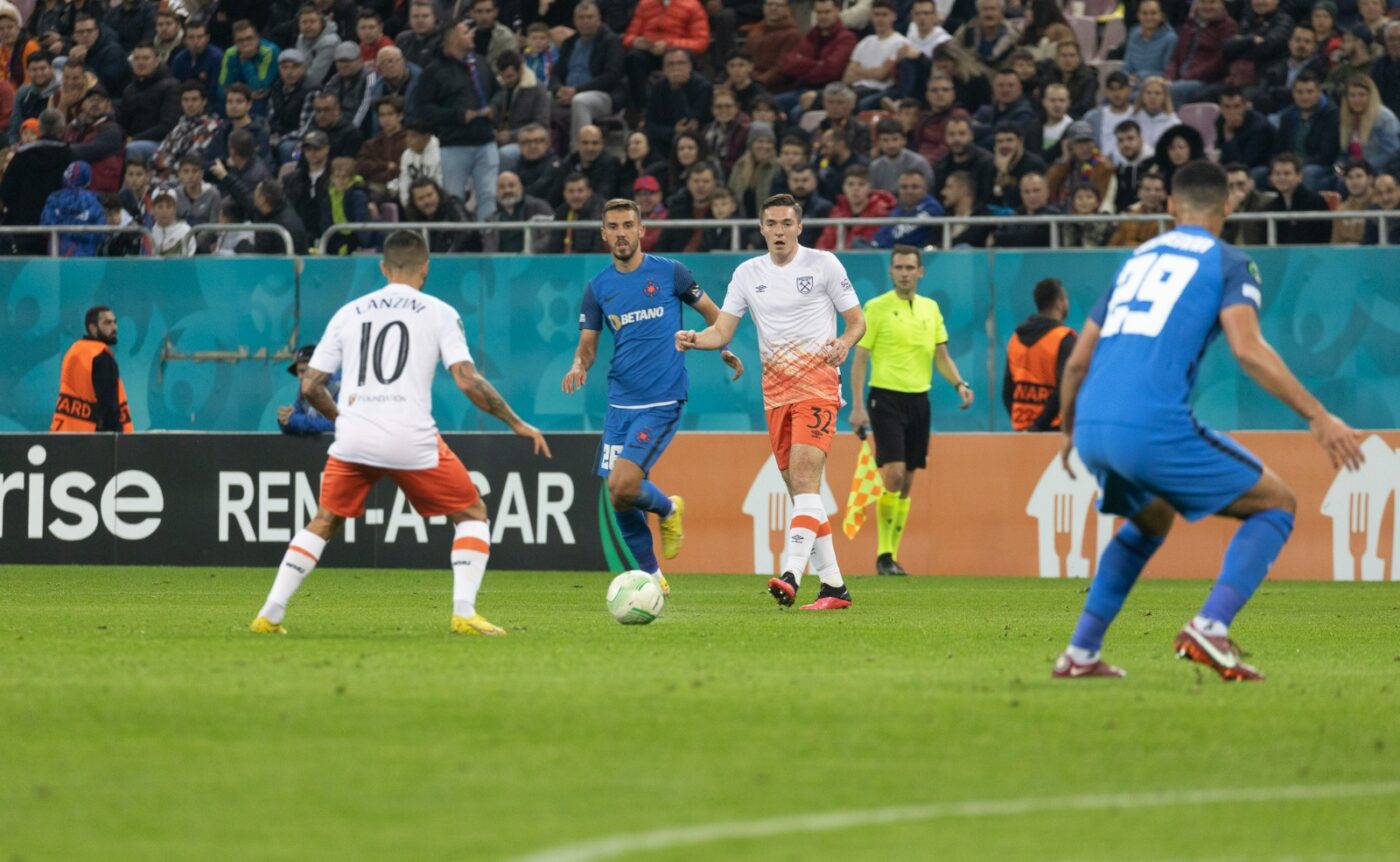 FCSB – West Ham United 0-3, în etapa a 6-a din Conference League. Final de coșmar pentru roș-albaștri în cupele europene