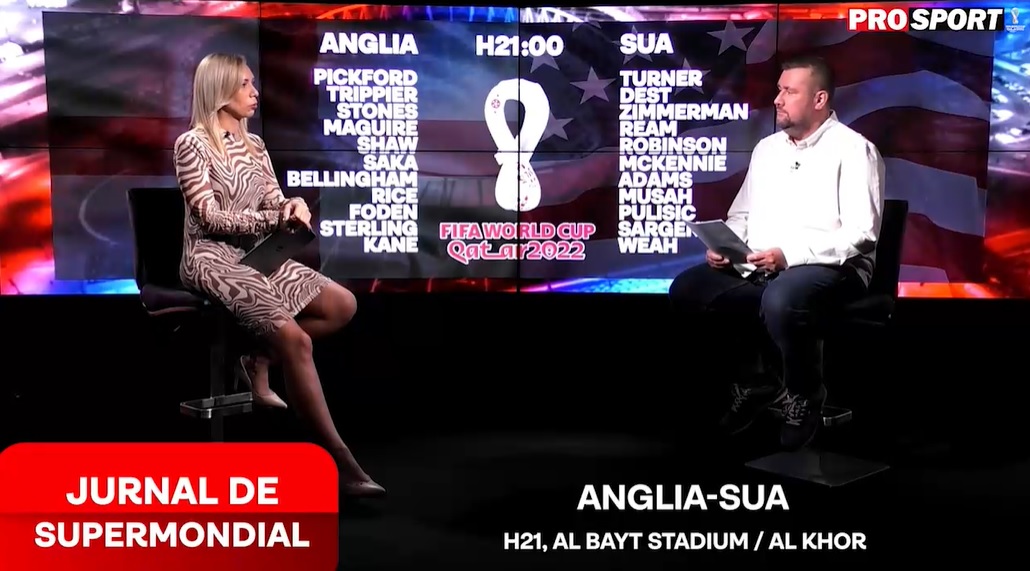 Qatar 2022, ziua de vineri cu 4 meciuri! Cap de afiș: Anglia-SUA | Jurnal de Super Mondial cu Carmen Mandiș și Daniel Nazare | VIDEO