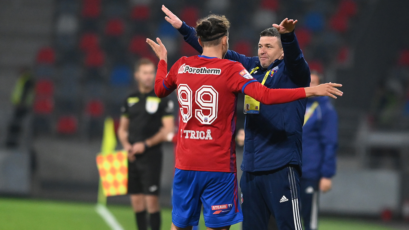Atanas Trică a fost folosit destul de mult de Daniel Oprița în acest sezon la Steaua. Sursă foto: Sport Pictures