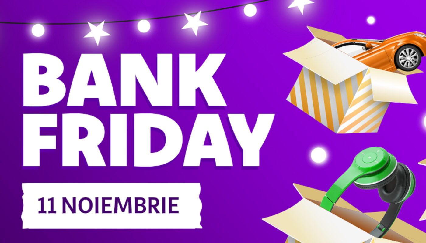 Black Friday 2022 la Banca Transilvania. Cele mai tari reduceri din an și extra-beneficii la carduri de cumpărături, credite și depozite bancare