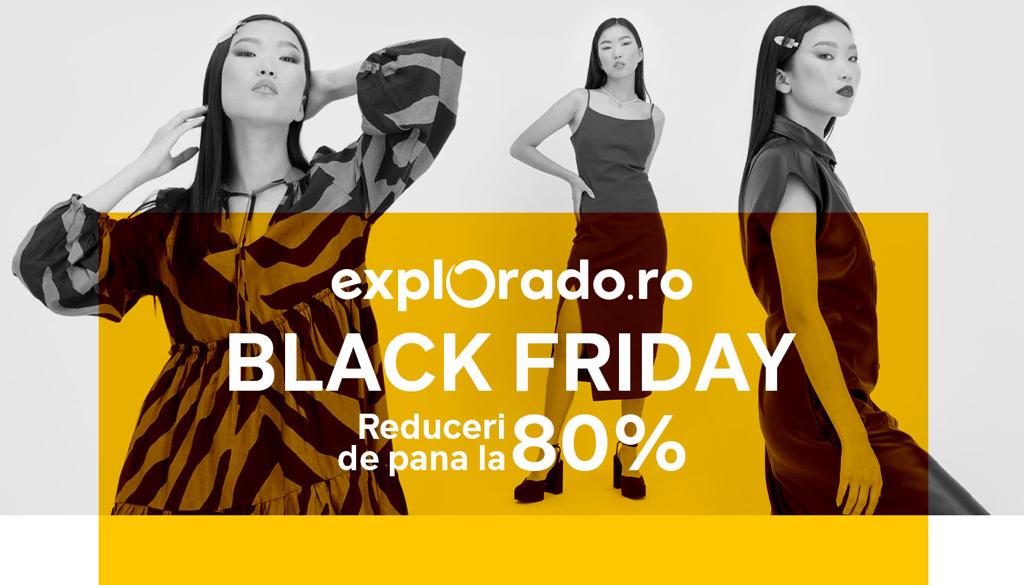 COMUNICAT | Black Friday aduce reduceri de până la 80 la sută pe Explorado.ro