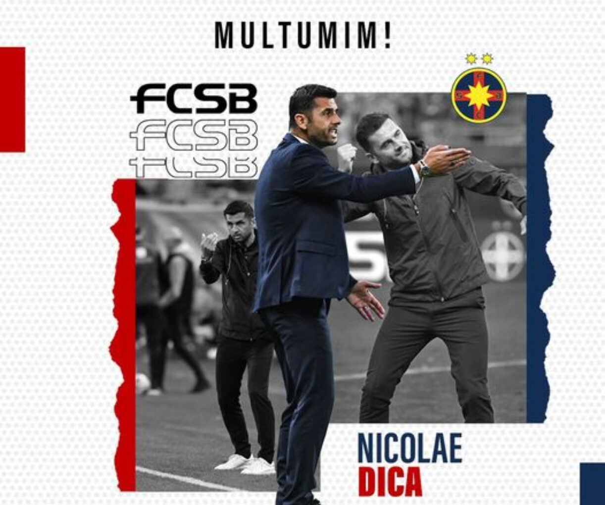 FCSB a anunțat oficial despărțirea de Nicolae Dică! Cine a mai părăsit clubul alături de tehnician