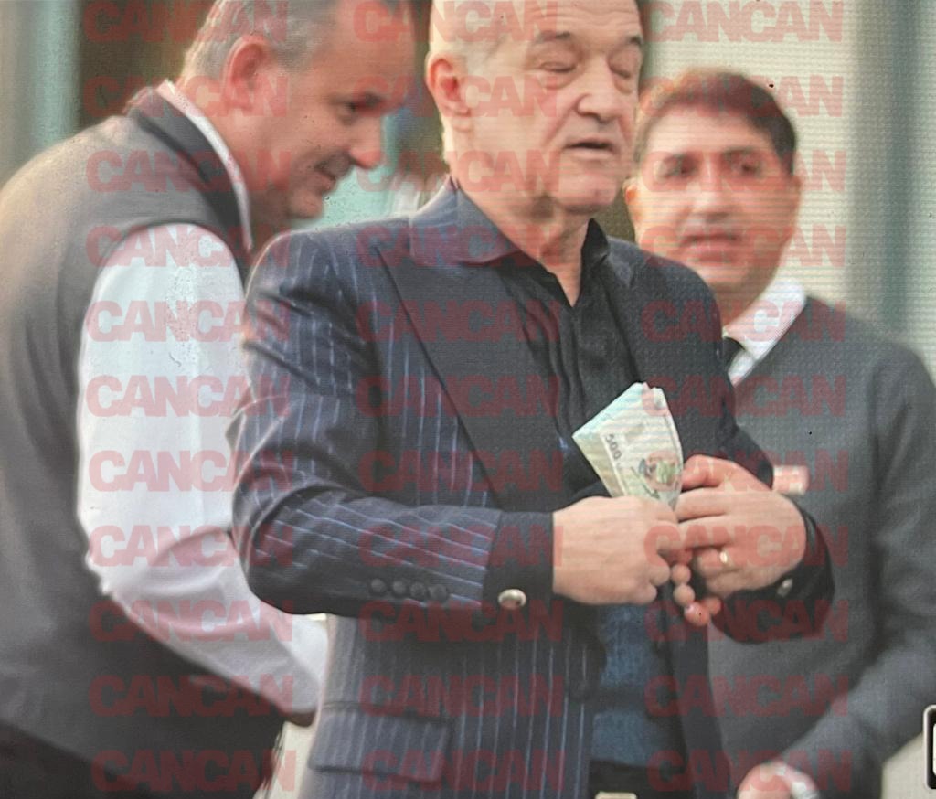 Gigi Becali, cu teancul de bani în buzunar la botezul nepoatei sale! Patronul lui FCSB a fost din nou în centrul atenției | FOTO