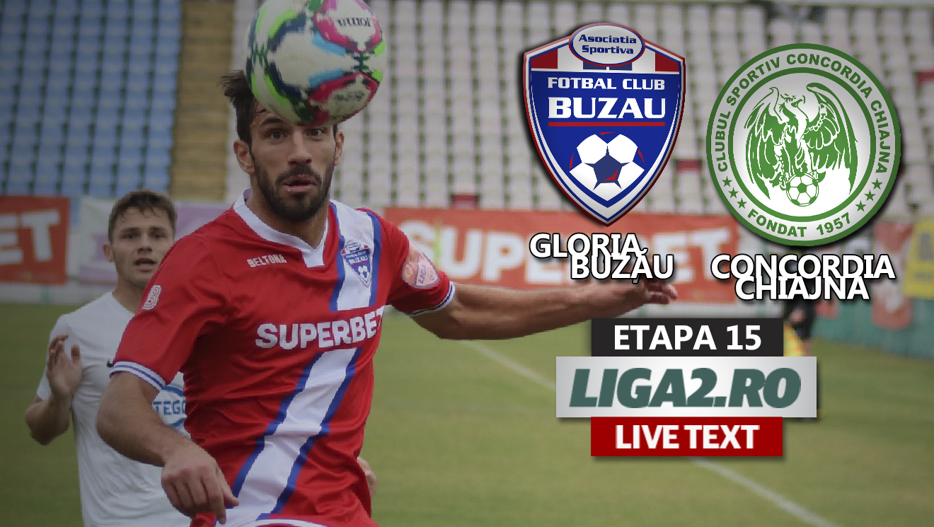 Gloria Buzău pierde din nou în fața Concordiei Chiajna, în Crâng, și până la finalul etapei va ieși în afara locurilor de play-off. Ilfovenii rămân tot cu șanse mici la Top 6